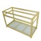 Fauceture VSP4922B7 49-Inch x 22-Inch Steel Console Sink Base with Glass Shelf, Brushed Brass VSP4922B7 - alternate 1